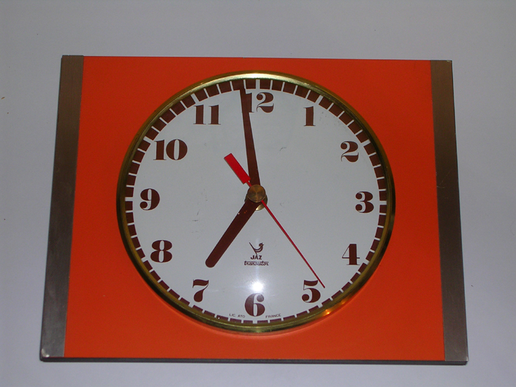 FONCTIONNE Pendule / horloge murale Jaz transistor TEMIC
